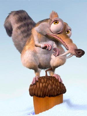 Скрат в озвучке Криса Уэджа